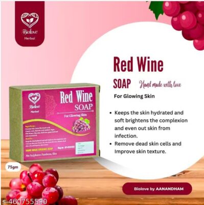 Redwine soap 80 gram